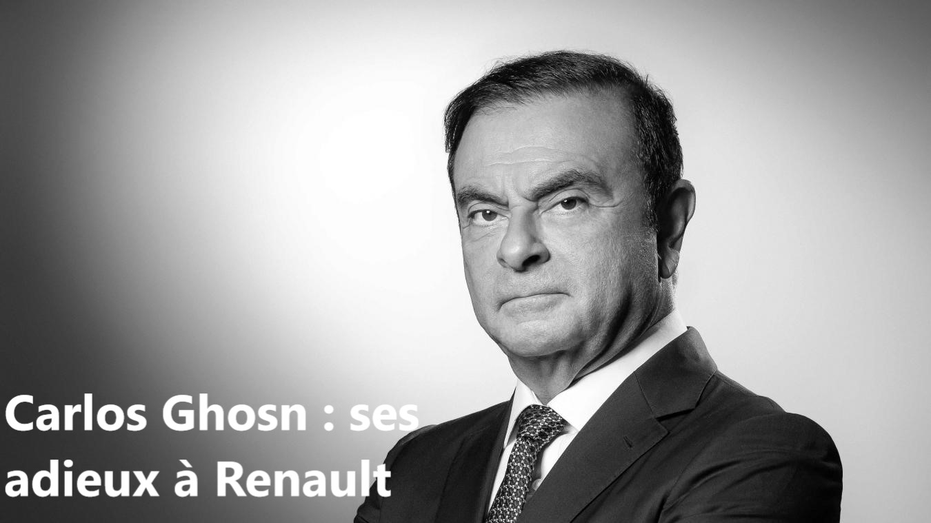 Pénal. Carlos Ghosn : ses adieux à Renault